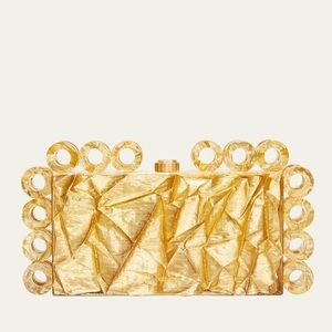 Cult Gaia Gold Clutch